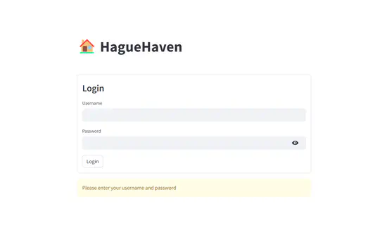 HagueHaven: Hackathon for good challenge